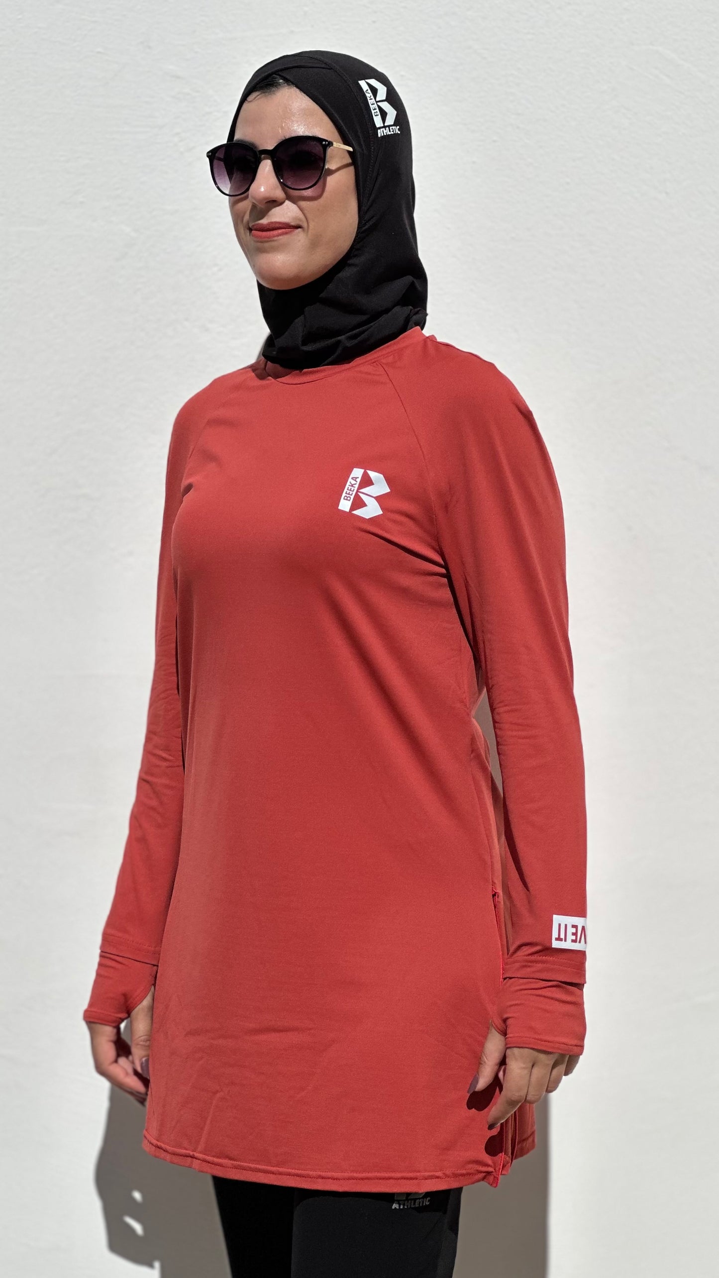 Pull fonctionnel LIBERTY Rouge Brique
